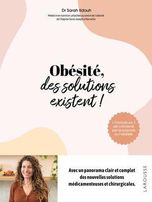 cover image of Obésité, des solutions existent !